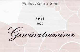 <br><h1>Nr. 2061</h1><br>2020er Schweigener Sonnenberg Gewürztraminer Sekt b. A.  trocken 0,75lS<br>